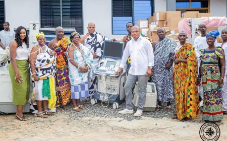 Okudzeto Ablakwa Donates Medical Equipments Worth $1.2M to Mepe Health Centre