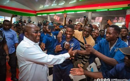 Dr. Bawumia Lauds Skills Training Initiative as 10,000 Youth Pass Out in Techiman