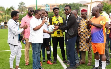 GNPC Donates Modern Astro Turf to Takoradi's Esikafoe-Amantem