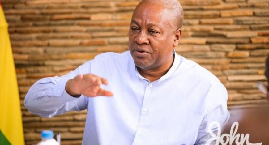 Mahama Pledges $10 Billion Infrastructure Investment, Vows to Complete Abandoned Projects