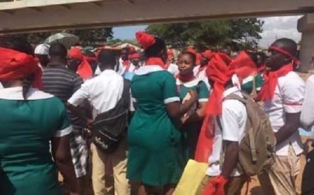 Sampa's trainee nurses vow to vote for the NDC