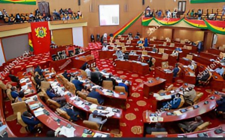 Parliament Sitting Commences with NDC Occupying Majority Side