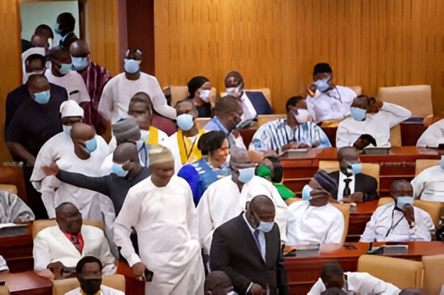 NPP MPs Walk Out of Parliament Amidst Majority Dispute 