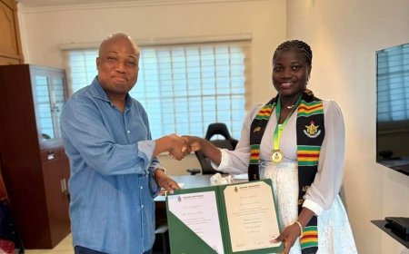 Okudzeto Ablakwa Celebrates North Tongu’s First Female Aerospace Engineer