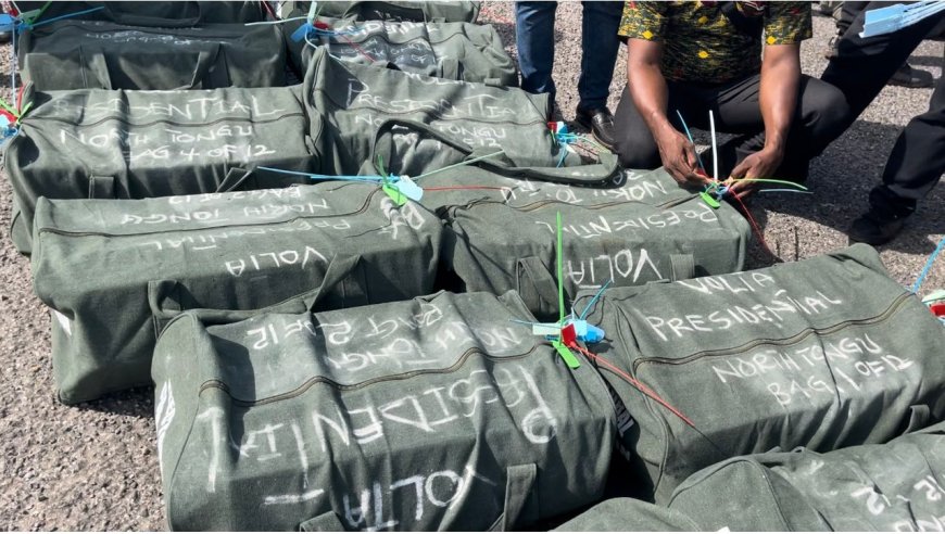 'The Electoral Bag Materials are intact' - Ghana Police Assures public after Broken Seals