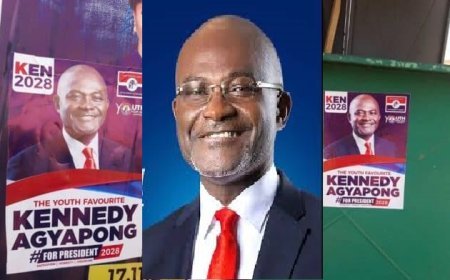 Kennedy Agyapong For President 2028 Posters Spotted In the Ashanti Region