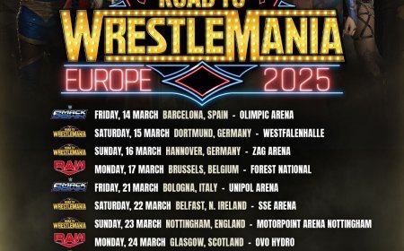 WWE's "Road to WrestleMania Europe 2025" Tour Announced