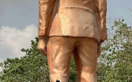 Nana Addo's Statue Vandalized in Sekondi-Takoradi: Police Investigating Damage