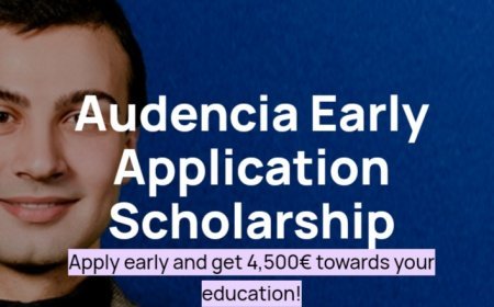 Applications Are Opened for the Audencia Early Application Scholarship