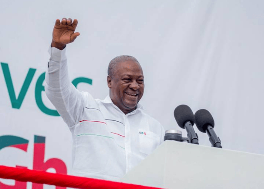 Mahama Calls for an End to Vandalism Following the Elections