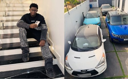 PHOTOS: Young Millionaire Kojo Forex Plans To Gift These Luxurious Cars To Fans And Followers For Free