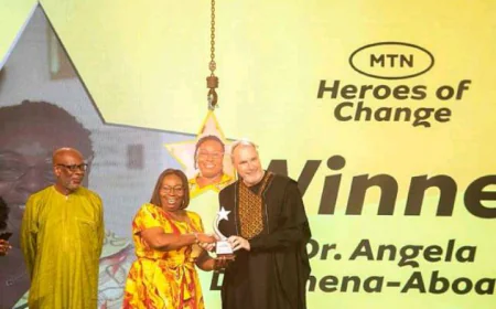 Dr. Angela Dwamena-Aboagye Wins MTN Heroes of Change Season 7