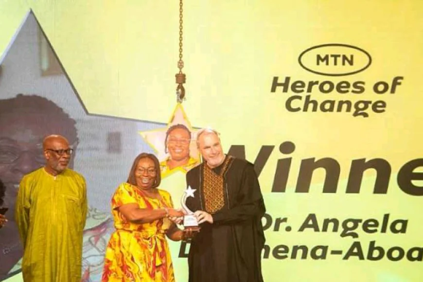 Dr. Angela Dwamena-Aboagye Wins MTN Heroes of Change Season 7 - The Hub Web