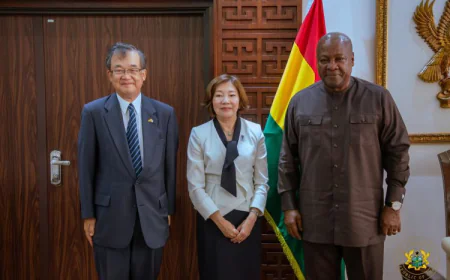 Japan Reaffirms Commitment To Fund Volivo Bridge Under Mahama’s $10bn “Big Push” Agenda