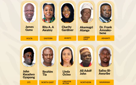 2025 Ghana Regional Ministers: Full List and Biographies of All 16 Appointees