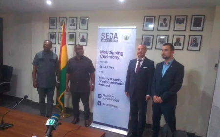 GOVT and SEDA Farminc sign an agreement to enhance the delivery of safe water