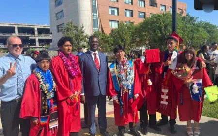 Former Education Minister Honoured for Outstanding Contribution to Education in South Los Angeles