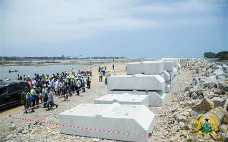 Blekusu Sea Defence Project Phase II commences.