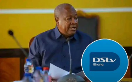 President Mahama Bans DSTV at Jubilee House: Gov’t Cuts Pay-TV to Curb Wasteful Spending