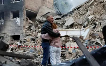 Russian Strikes on Kyiv Kill 15+ and Injure Dozens in Largest Bombing Since Invasion