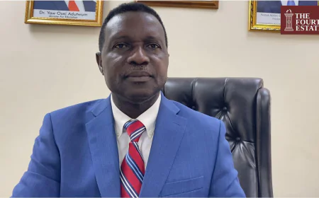 Dr. Yaw Osei Adutwum announces his intention to run for the position of NPP flagbearer