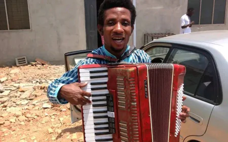 Gospel Musician Akwasi Nyarko Begs Mahama and NDC for Help Amid Hunger and Career Crisis