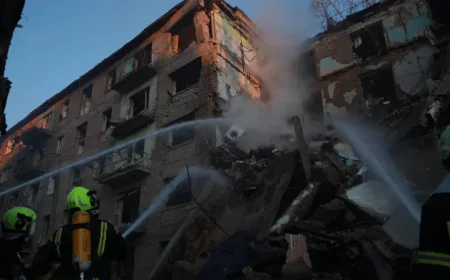 At Least 4 Dead, Dozens Injured in Russian Missile and Drone Strike on Kyiv