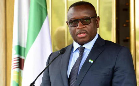 Sierra Leone’s President Julius Maada Bio Elected ECOWAS Chairman, Succeeds Nigeria’s Tinubu
