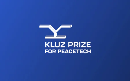 Apply for the $20,000 Kluz Prize for PeaceTech: Using Technology to Build a More Peaceful World