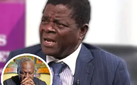 " Mahama Must Stay Silent " -  Kwaku Ansa Asare Slams Minority Over CJ's Controversy