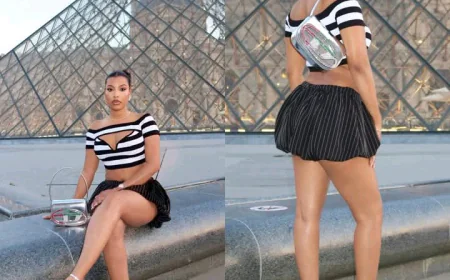 BBNaija's Nini Dazzles in "Chic et Sexy" Paris Photos