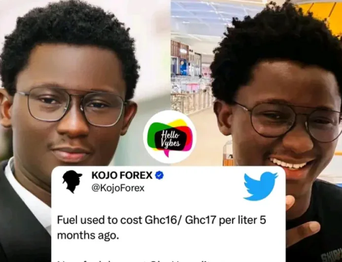 Kojo Forex Reacts to GH¢1 Fuel Price Reduction, Urges Long-Term Economic Reforms