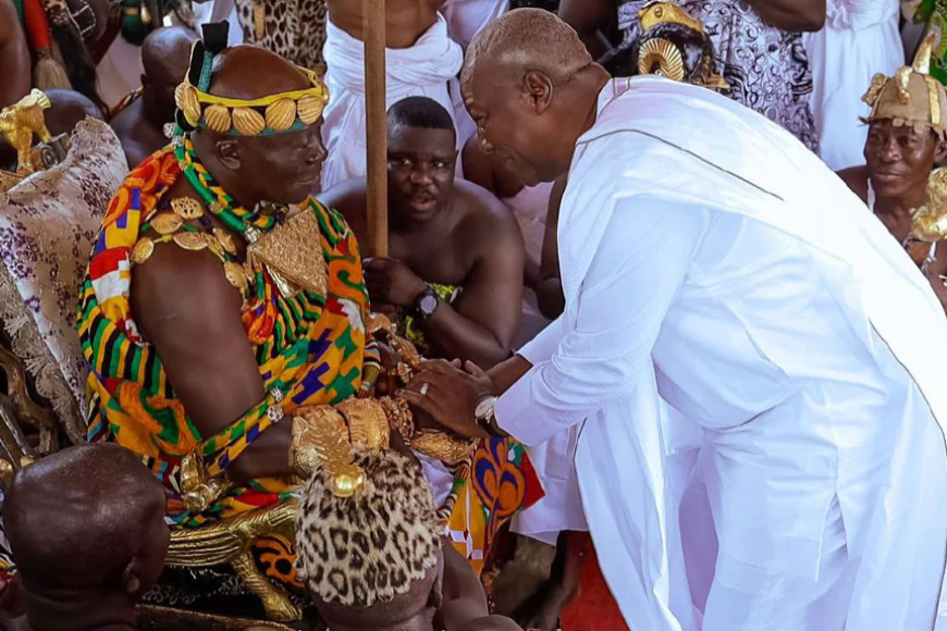 You are off to a good start... Otumfuo to President Mahama
