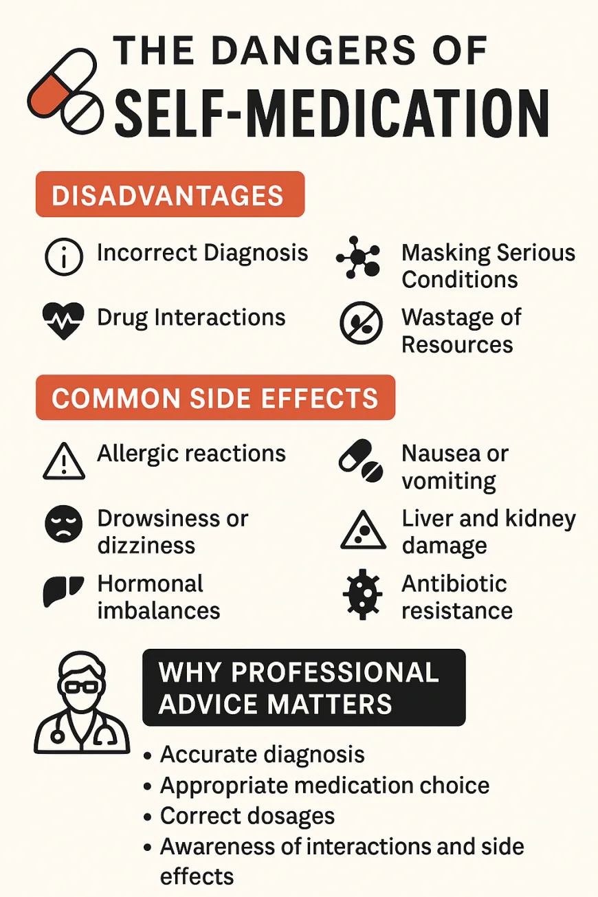 The Hidden Dangers of Self-Medication: Why Professional Medical Advice Matters