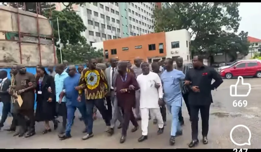 Minority Storms Police Headquarters Over Ablekuma North Election Results