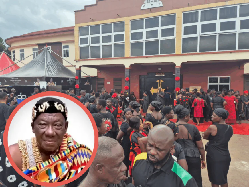 A Nation Bows to Royal Legacy: Asantehene Leads Grand Farewell for Late Mamponghene Daasebre Osei Bonsu II