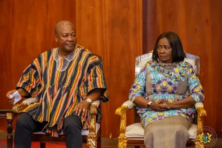 President Mahama Swears In Naana Jane Opoku-Agyemang as VP, New IGP, and Police Council