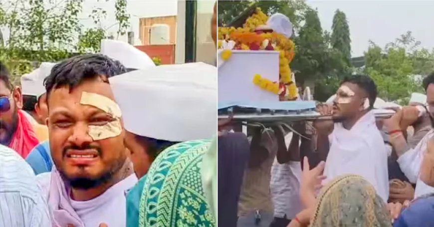 Air India Crash: Sole Survivor Vishwashkumar Ramesh Leads Brother’s Funeral After Tragic Diu Disaster