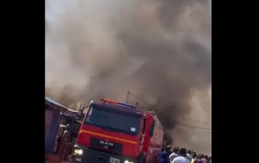 Fire destroys over 500 wooden structures in Tema Industrial Area