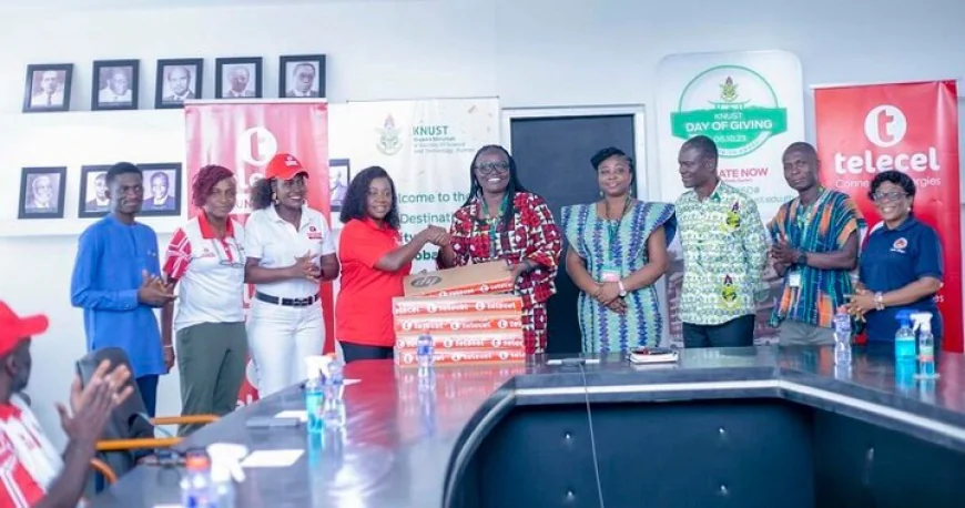 Telecel Ghana Foundation Donates 100 Laptops to KNUST