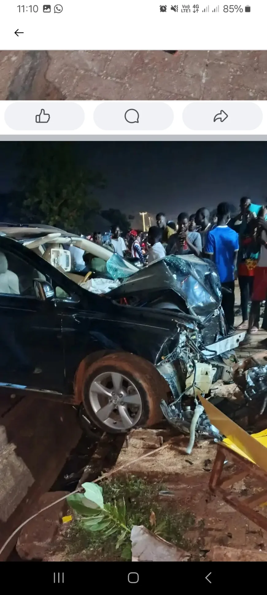 Tragedy As Married Couple Died In Accident Hours After Wedding
