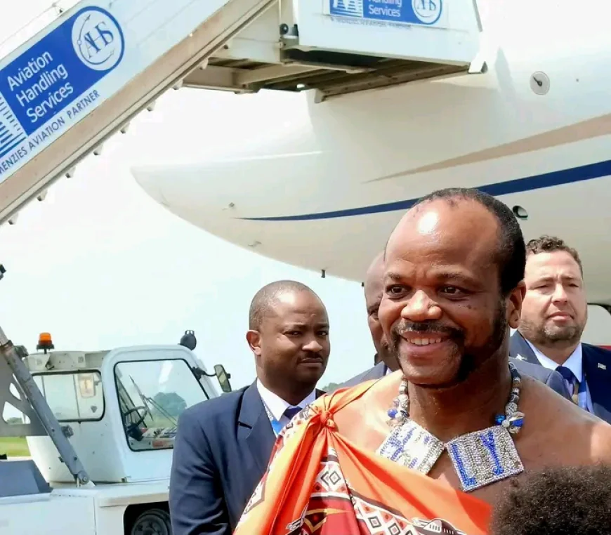 King Mswati III Arrives in Ghana for Four-Day State Visit