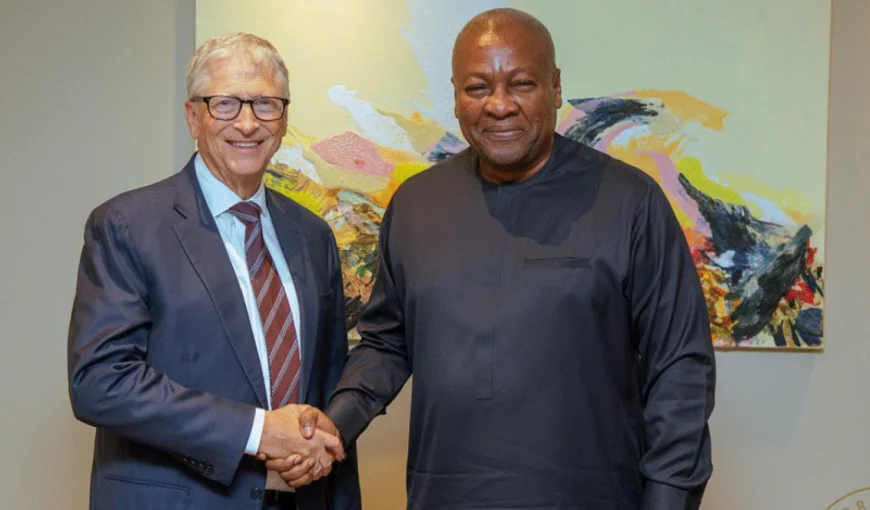 Mahama meets Bill Gates