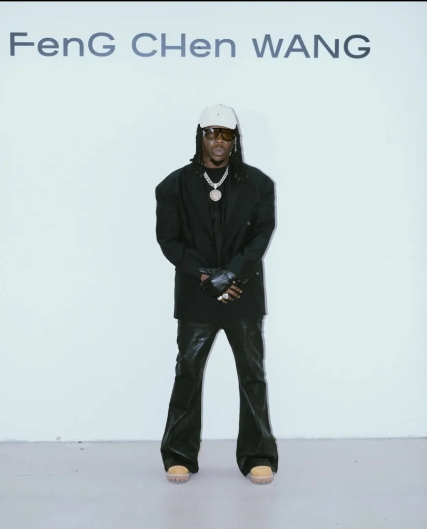 Stonebwoy Struts Paris Runway in Style at Feng Chew Wang’s Menswear SS25 Show