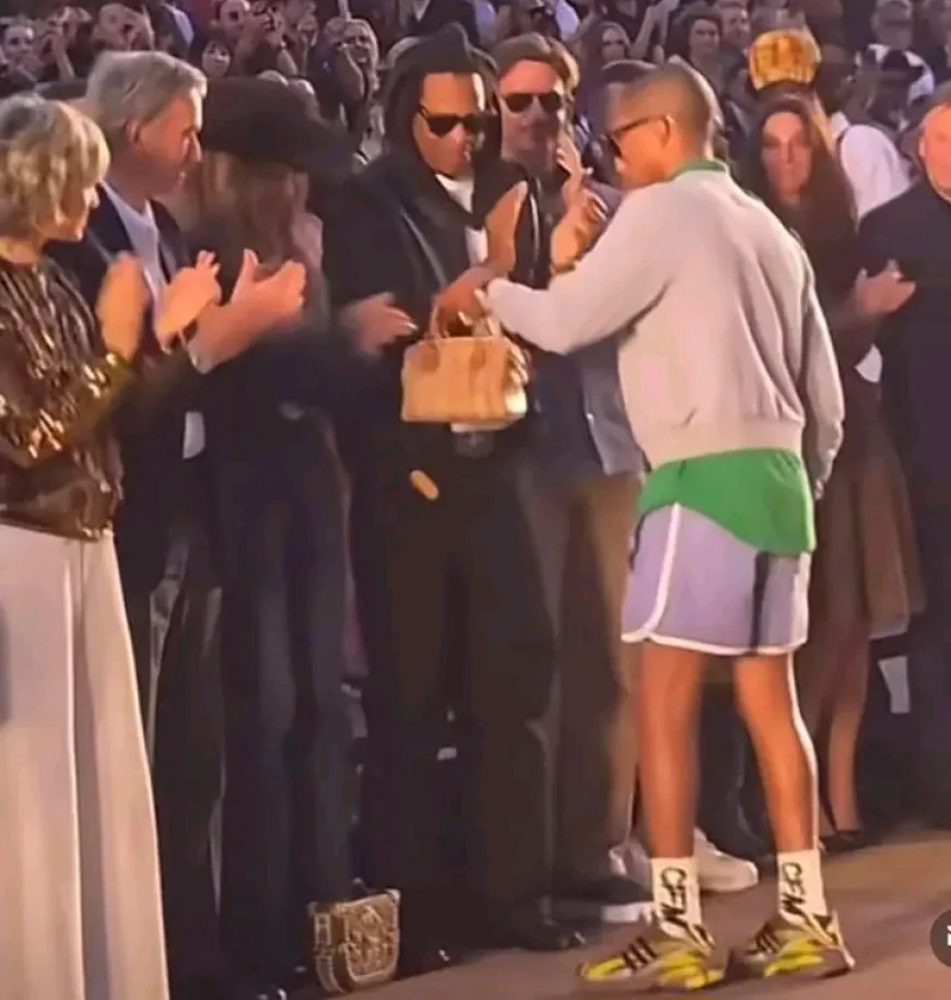 Beyoncé Receives Louis Vuitton Gift Straight Off the Runway from Pharrell