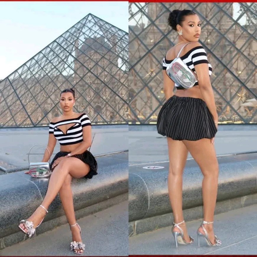 BBNaija's Nini Dazzles in "Chic et Sexy" Paris Photos