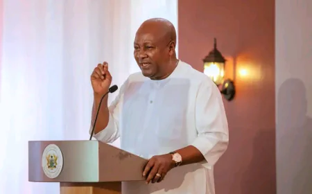 Mahama Honours Senior Citizens with Republic Day Tribute at Jubilee House