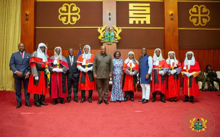 “Be Stewards of Justice, Not Just Technicalities” - Mahama Tells New SC Judges