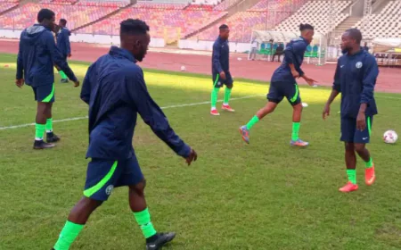 Super Eagles Players Gear Up for CHAN 2025 with High Spirits