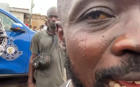 Police Officer Allegedly Slaps Journalist at Ablekuma North Rerun